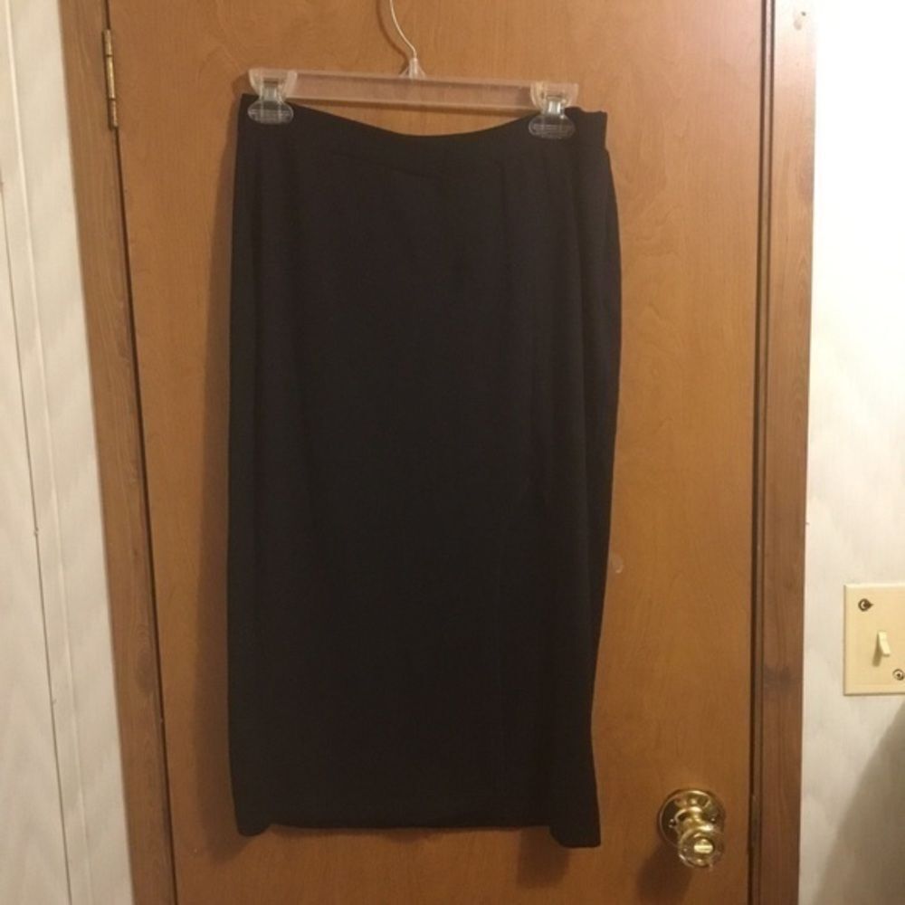 Shein Elegant Black Women's Skirt With Split L